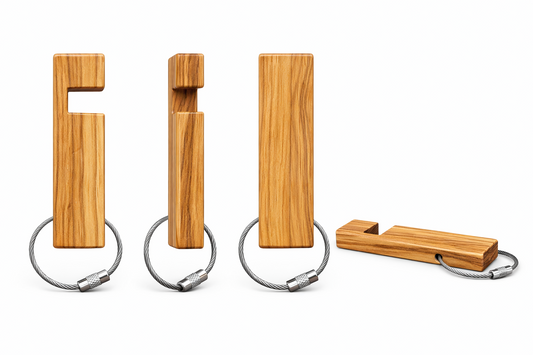 Handyhalter aus massivem Olivenholz – Funktionale Schlichtheit in natürlicher Form